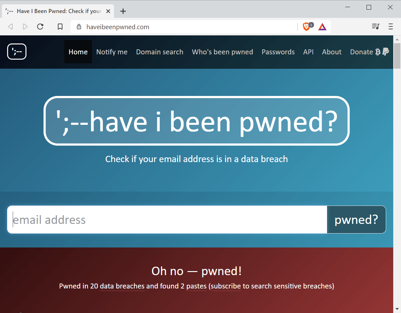 Have I Been Pwned – How to Check If Your Email or Password Was Exposed in a Data Breach