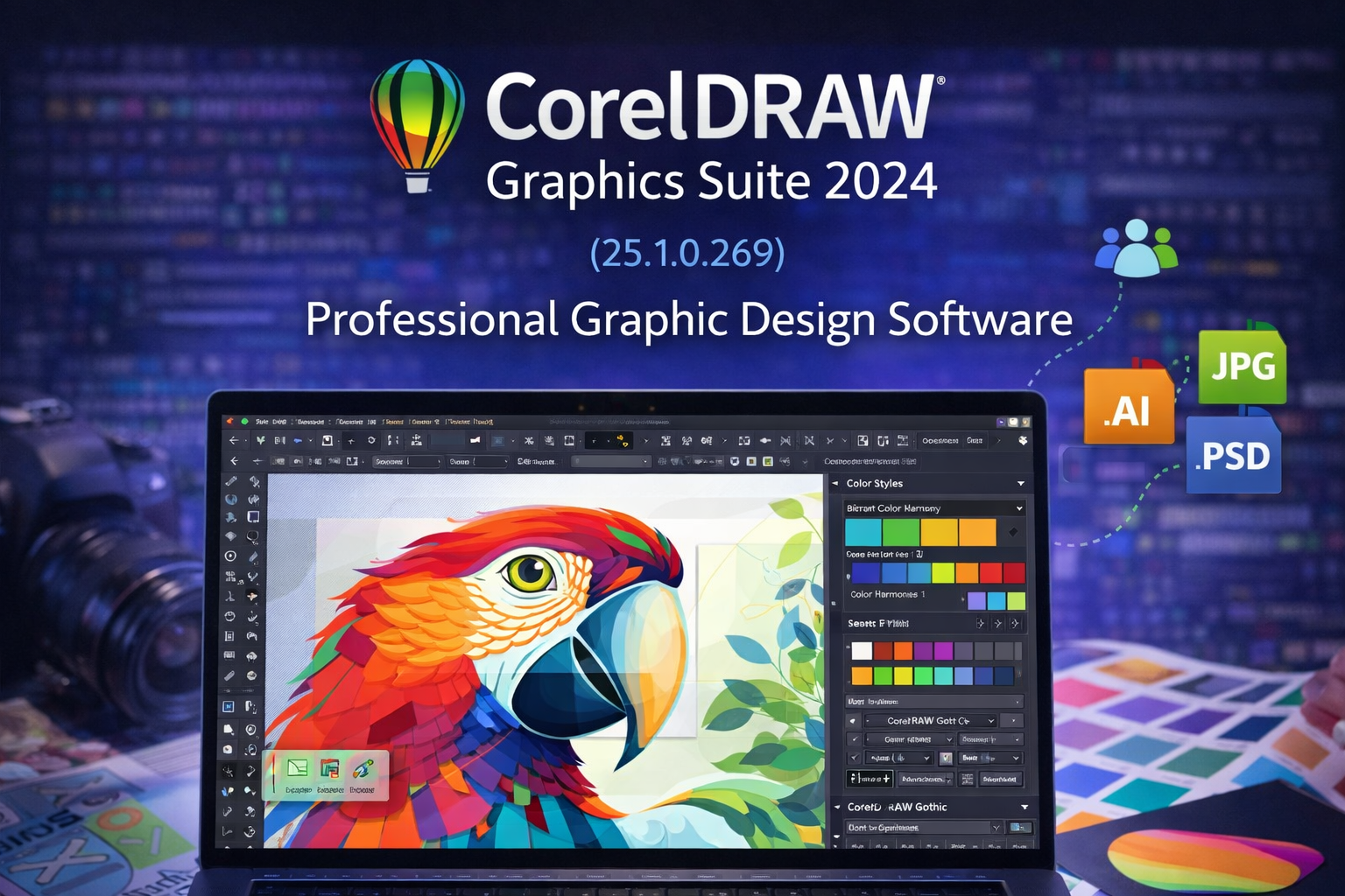 CorelDRAW Graphics Suite 2024 (25.1.0.269) – Professional Graphic Design Software