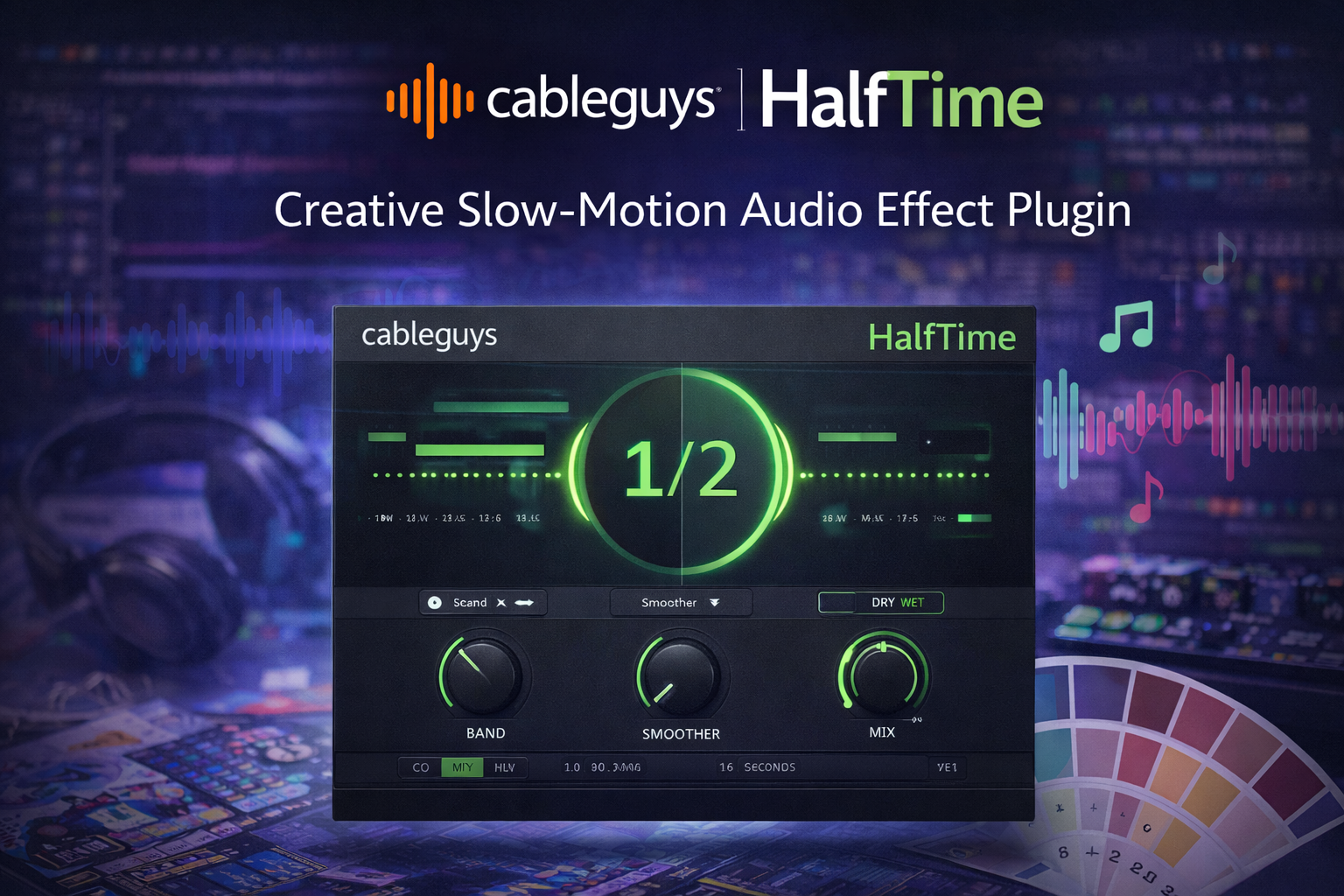 HalfTime Plugin – Creative Time-Stretch Effect for Hip-Hop, Trap & EDM Producers