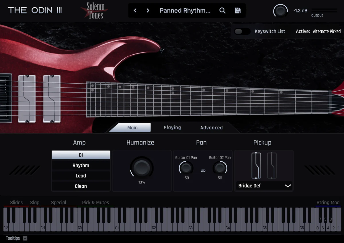 Odin III – Modern Metal Guitar Plugin for Heavy Riffs & High-Gain Tones