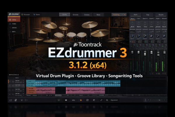Toontrack EZdrummer 3.1.2 (x64) – Powerful Virtual Drum Plugin for Music Production