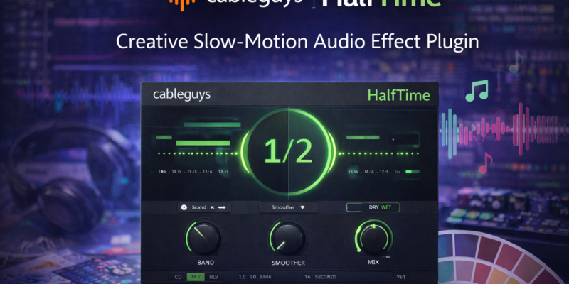 HalfTime Plugin – Creative Time-Stretch Effect for Hip-Hop, Trap & EDM Producers