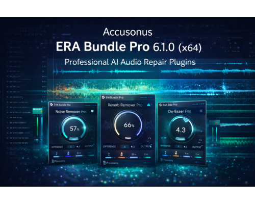 Accusonus ERA Bundle Pro 6.1.0 (x64) — Professional AI Audio Repair & Cleaning Plugins