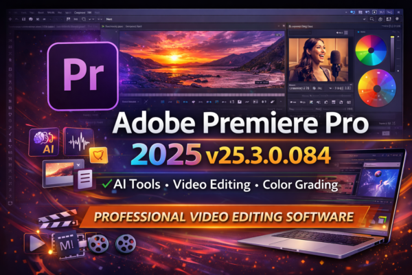 Adobe Premiere Pro 2025 v25.3.0.084 – Professional Video Editing Software