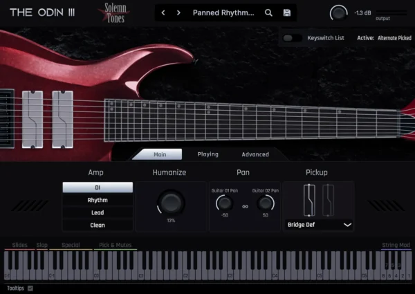 Odin III – Modern Metal Guitar Plugin for Heavy Riffs & High-Gain Tones