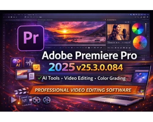 Adobe Premiere Pro 2025 v25.3.0.084 – Professional Video Editing Software