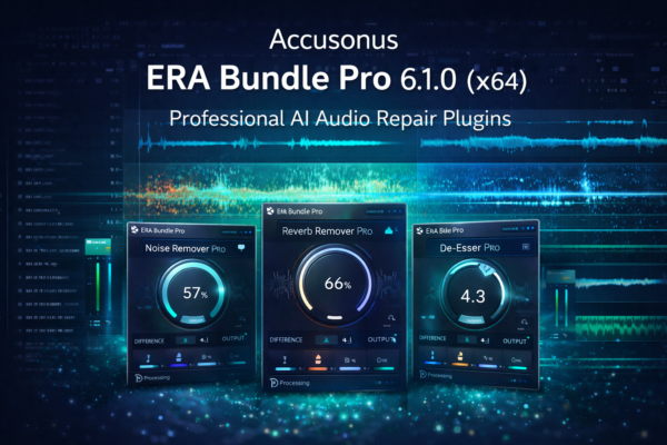 Accusonus ERA Bundle Pro 6.1.0 (x64) — Professional AI Audio Repair & Cleaning Plugins