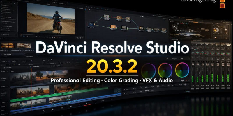 DaVinci Resolve Studio 20.3.2 – Professional Video Editing, Color Grading & Post-Production Software