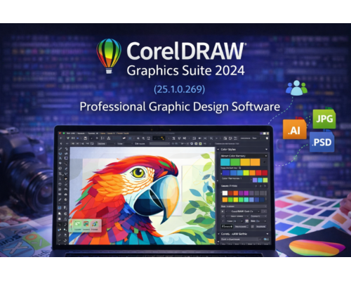 CorelDRAW Graphics Suite 2024 (25.1.0.269) – Professional Graphic Design Software