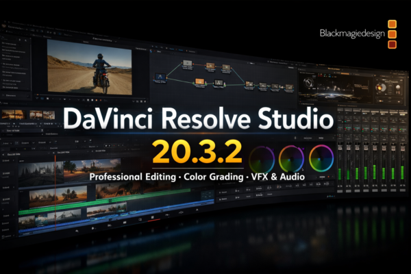 DaVinci Resolve Studio 20.3.2 – Professional Video Editing, Color Grading & Post-Production Software