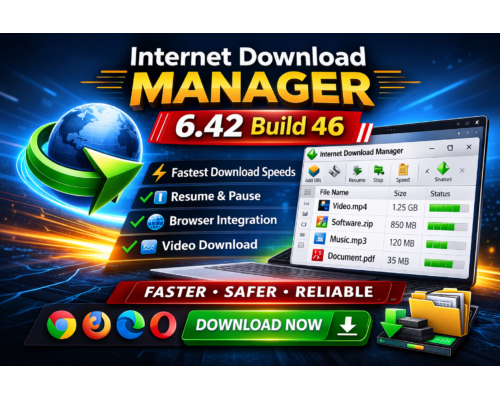 Internet Download Manager 6.42 Build 46 – Fast & Powerful Download Accelerator